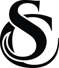 Letter SC fashion logo