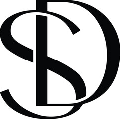 Letter SD clothing logo