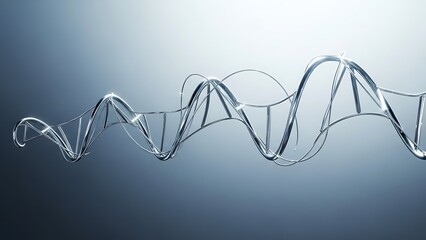 Abstract blue wave background illustration for finance and market success concept design