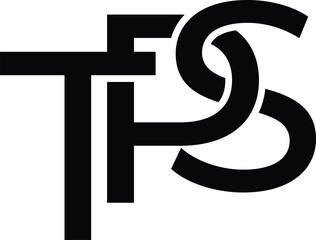 Letter TPS monogram logo