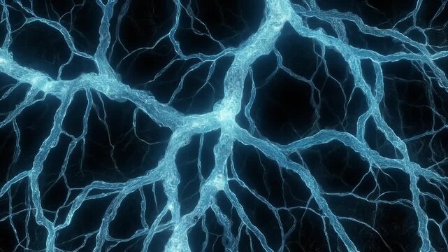 A 10 second loop of an abstract nexus water vein wall. 