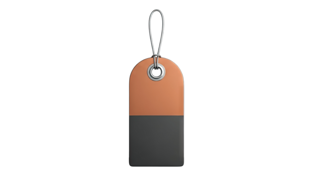Price Tag Isolated on White Background - Powered by Adobe