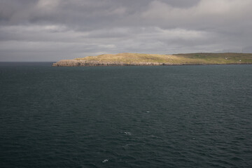 fjord landscape of faroe islands