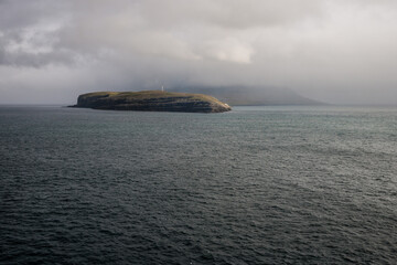 fjord landscape of faroe islands