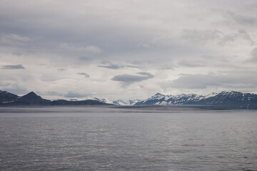 fjord landscape in east iceland