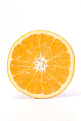 Fresh Orange Slice Half - Delicious Citrus Fruit