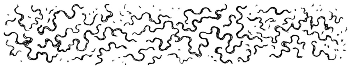 Abstract squiggle ink doodle texture background