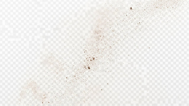 Smudge marks on transparent background with smear and stains