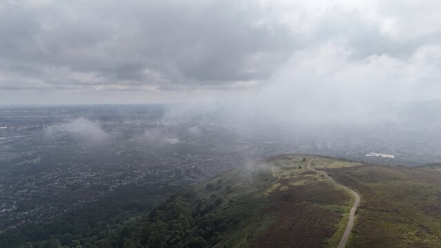 Belfast, Northern Ireland from the sky
