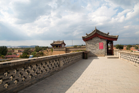 Ancient Chinese Pavilions at Nuanquan Town, Weixian County, Hebei Province