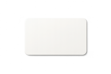 White rounded rectangle on transparent background for graphic design.