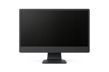 All-in-one computer with a transparent background for graphic design.