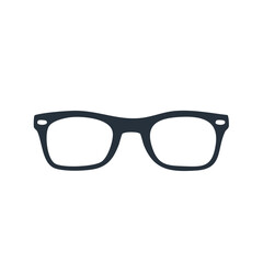 Fototapeta premium Elegant Eye Glasses Silhouette Minimalistic Spectacles Fashionable Accessory Style Vision Optometry Concept