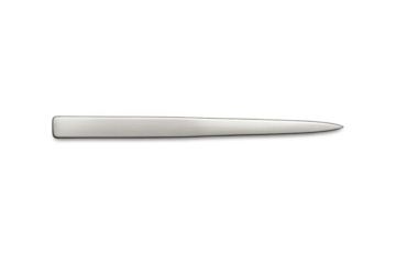 Metal bar, silver effect, angled view on a transparent background image.