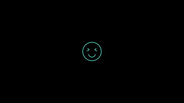 Three Star Rating Average Review Customer Satisfaction Feedback Happy Face Animated Icon Transparent Background