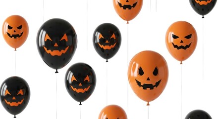 Spooky Jack-o-Lantern Balloons for a Festive Halloween Celebration