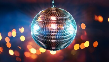 Obraz premium disco ball with lights