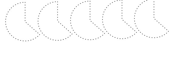 Crescent Arc Combined Line Pattern
