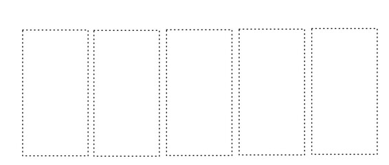 Tall Rectangular Columns Tracing Pattern
