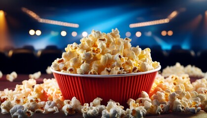 popcorn in a theater