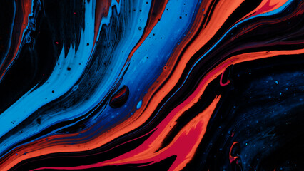 Vivid colorful abstract background with smooth gradients and modern flowing shapes, ideal for digital artwork, creative projects, presentations, and trendy design visuals