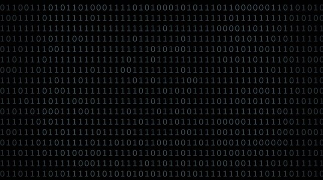 binary code pattern in a digital design, ideal for data concepts. The visual creates a sense of abstract data and technology, perfect for innovative visual communication - Powered by Adobe