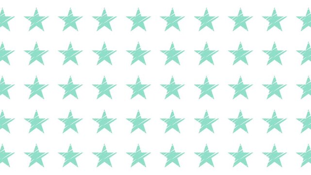 Ideal for backgrounds, textiles, stationery, and packaging design, this pattern features regularly spaced turquoise star shapes in an eyecatching layout.