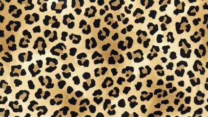 Pattern of animal print with black and beige spots, resembling leopard or cheetah fur.
