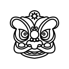 Chinese new year icon design template