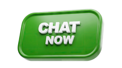 Chat Now Button on Green Background