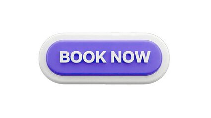 Book Now Button Icon on White Background
