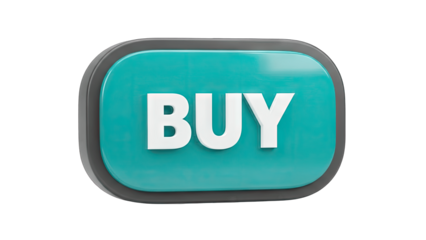 Buy Button - Clickable Icon on White Background