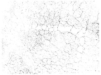 Noisy irregular old surface overlay texture. Subtle grunge urban monochrome vector background. Abstract cracks effect graphic resource.