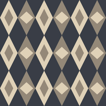 Diamond seamless geometric pattern design