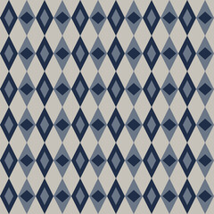 Diamond Geometric Seamless Pattern Design