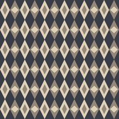 Diamond Geometric Seamless Pattern Design