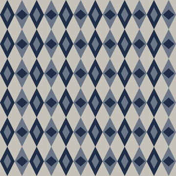 Diamond Geometric Seamless Pattern Design
