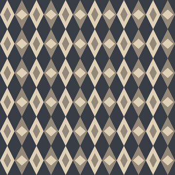 Diamond Geometric Seamless Pattern Design