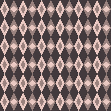 Diamond Geometric Seamless Pattern Design