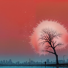 vector illustration of a city