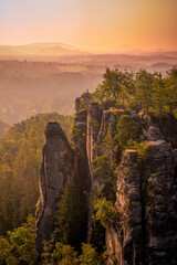 Sonnenaufgang S&auml;chsische Schweiz