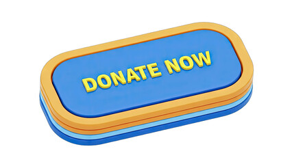 Donate Now Button: Call to Action for Charity or Fundraising