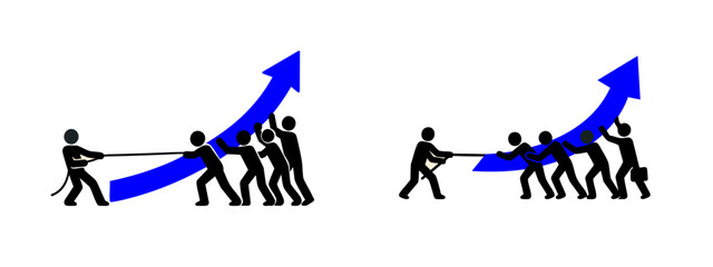 Teamwork and Collaboration for Upward Growth