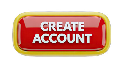 Create Account Button - Sign Up, Register, Web Element