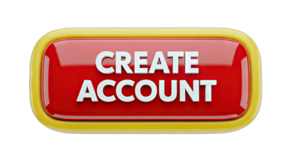 Create Account Button - Sign Up, Register, Web Element
