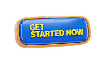 Get Started Now Button: Clickable Web Element on White Background