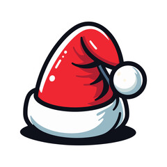 Santa Hat Only Vector Illustration Design