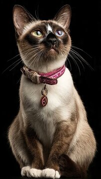 black and white cat