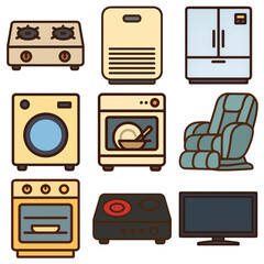 Home Appliance Set for Everyday Living