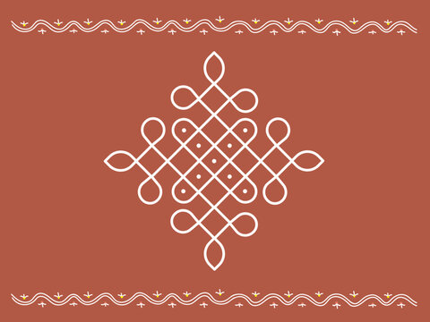 Intricate Mandala Ornament. Sacred Indian Geometric Pattern for Diwali, Holi, Wedding Decoration, Henna Art Inspiration, Textile and Surface Design.